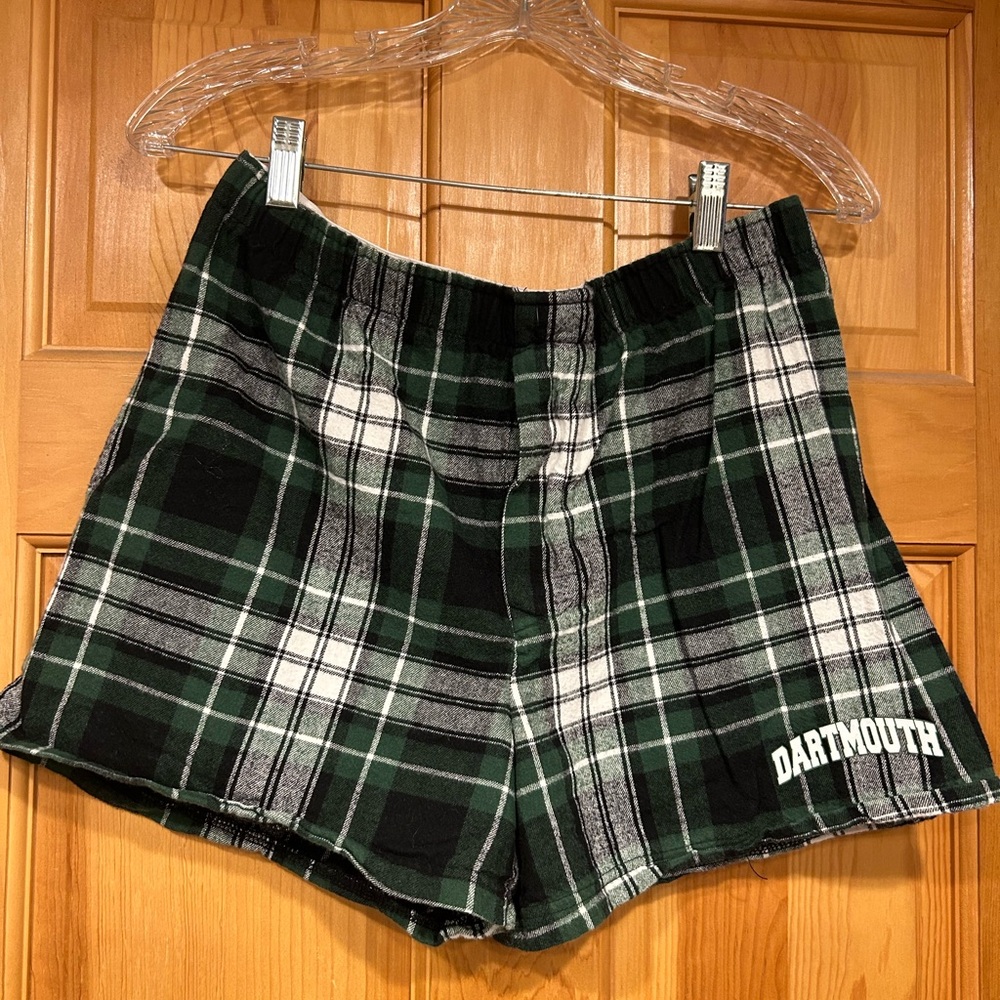 Dartmouth Green Plaid Women’s Lounge Shorts